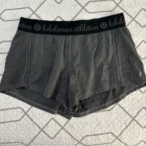 Lululemon Heather Gray Performance Shorts